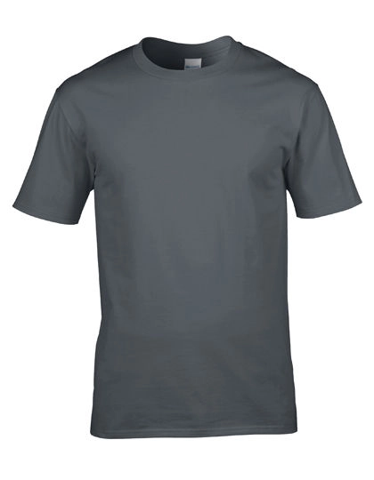 Premium Cotton® T-Shirt zum Besticken und Bedrucken in der Farbe Charcoal (Solid) mit Ihren Logo, Schriftzug oder Motiv.