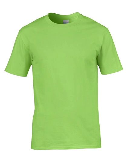 Premium Cotton® T-Shirt zum Besticken und Bedrucken in der Farbe Lime mit Ihren Logo, Schriftzug oder Motiv.