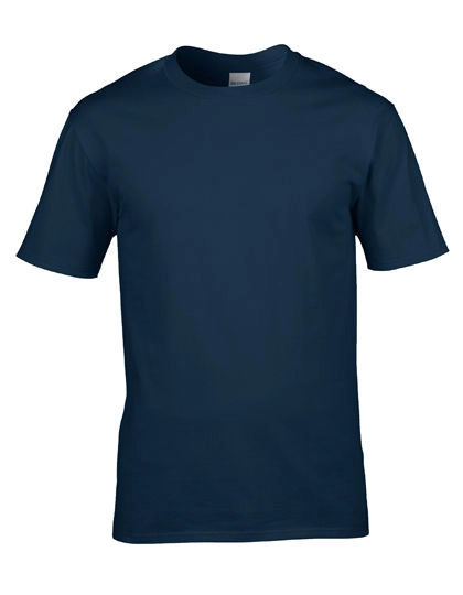 Premium Cotton® T-Shirt zum Besticken und Bedrucken in der Farbe Navy mit Ihren Logo, Schriftzug oder Motiv.