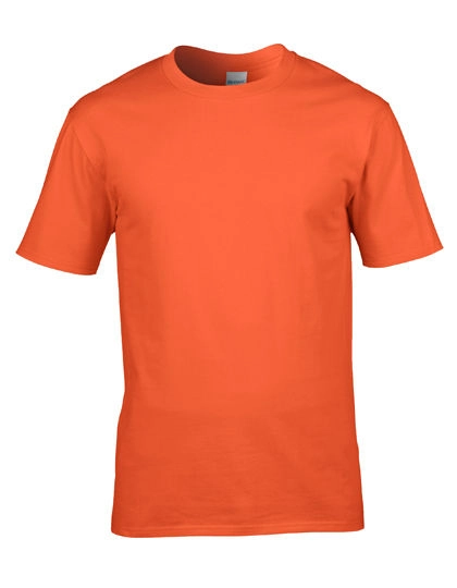 Premium Cotton® T-Shirt zum Besticken und Bedrucken in der Farbe Orange mit Ihren Logo, Schriftzug oder Motiv.