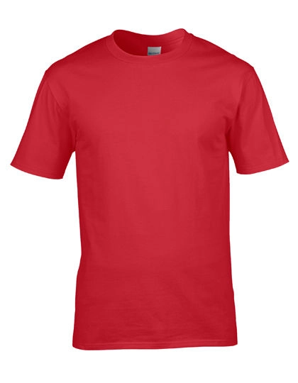 Premium Cotton® T-Shirt zum Besticken und Bedrucken in der Farbe Red mit Ihren Logo, Schriftzug oder Motiv.