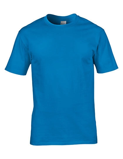 Premium Cotton® T-Shirt zum Besticken und Bedrucken in der Farbe Sapphire mit Ihren Logo, Schriftzug oder Motiv.