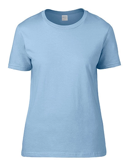 Ladies´ Premium Cotton® T-Shirt zum Besticken und Bedrucken in der Farbe Light Blue mit Ihren Logo, Schriftzug oder Motiv.