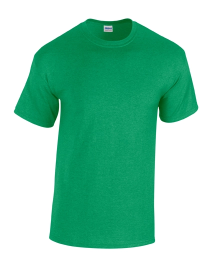 Heavy Cotton™ T-Shirt zum Besticken und Bedrucken in der Farbe Antique Irish Green (Heather) mit Ihren Logo, Schriftzug oder Motiv.