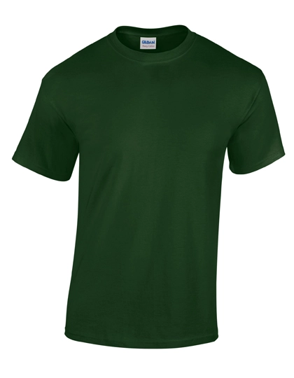 Heavy Cotton™ T-Shirt zum Besticken und Bedrucken in der Farbe Forest Green mit Ihren Logo, Schriftzug oder Motiv.