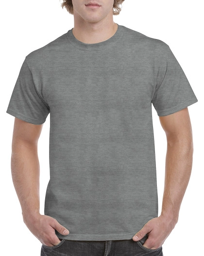 Heavy Cotton™ T-Shirt zum Besticken und Bedrucken in der Farbe Graphite Heather mit Ihren Logo, Schriftzug oder Motiv.
