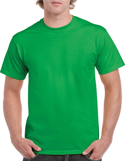 Heavy Cotton™ T-Shirt zum Besticken und Bedrucken in der Farbe Irish Green mit Ihren Logo, Schriftzug oder Motiv.