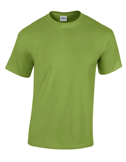 Heavy Cotton™ T-Shirt zum Besticken und Bedrucken in der Farbe Kiwi mit Ihren Logo, Schriftzug oder Motiv.