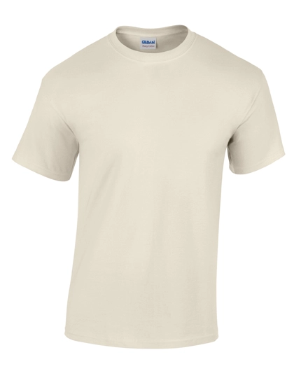 Heavy Cotton™ T-Shirt zum Besticken und Bedrucken in der Farbe Natural mit Ihren Logo, Schriftzug oder Motiv.