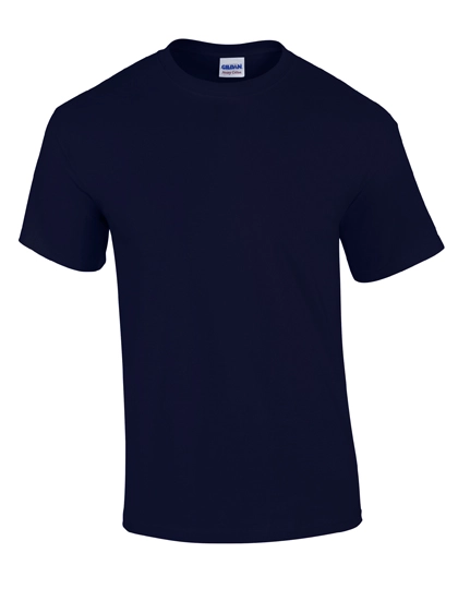 Heavy Cotton™ T-Shirt zum Besticken und Bedrucken in der Farbe Navy mit Ihren Logo, Schriftzug oder Motiv.