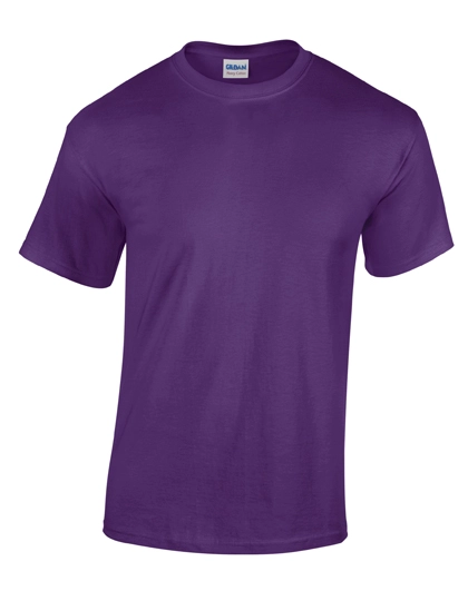 Heavy Cotton™ T-Shirt zum Besticken und Bedrucken in der Farbe Purple mit Ihren Logo, Schriftzug oder Motiv.