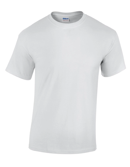 Heavy Cotton™ T-Shirt zum Besticken und Bedrucken in der Farbe White mit Ihren Logo, Schriftzug oder Motiv.