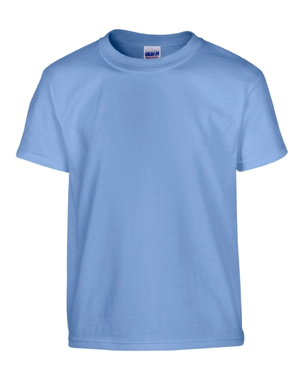 Heavy Cotton™ Youth T-Shirt zum Besticken und Bedrucken in der Farbe Carolina Blue mit Ihren Logo, Schriftzug oder Motiv.