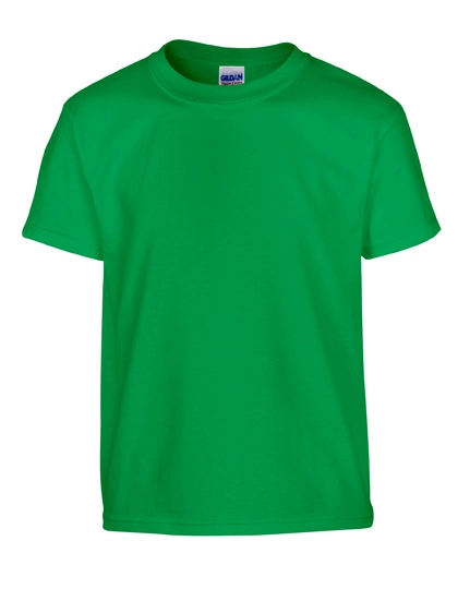 Heavy Cotton™ Youth T-Shirt zum Besticken und Bedrucken in der Farbe Irish Green mit Ihren Logo, Schriftzug oder Motiv.