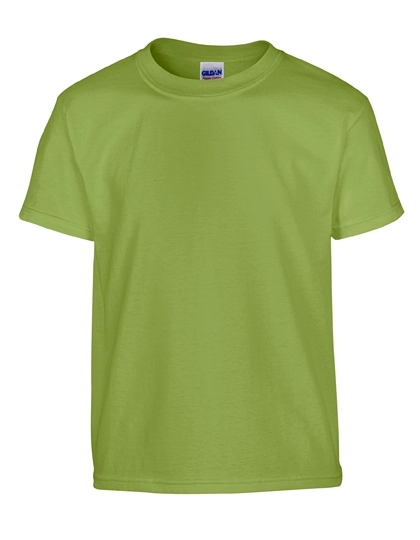 Heavy Cotton™ Youth T-Shirt zum Besticken und Bedrucken in der Farbe Kiwi mit Ihren Logo, Schriftzug oder Motiv.