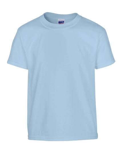 Heavy Cotton™ Youth T-Shirt zum Besticken und Bedrucken in der Farbe Light Blue mit Ihren Logo, Schriftzug oder Motiv.