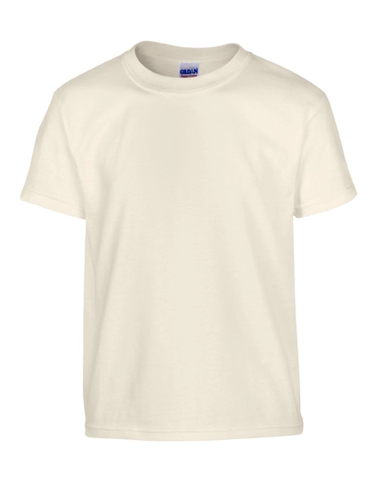 Heavy Cotton™ Youth T-Shirt zum Besticken und Bedrucken in der Farbe Natural mit Ihren Logo, Schriftzug oder Motiv.