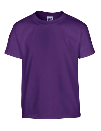 Heavy Cotton™ Youth T-Shirt zum Besticken und Bedrucken in der Farbe Purple mit Ihren Logo, Schriftzug oder Motiv.