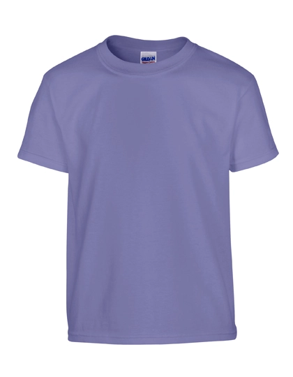 Heavy Cotton™ Youth T-Shirt zum Besticken und Bedrucken in der Farbe Violet mit Ihren Logo, Schriftzug oder Motiv.