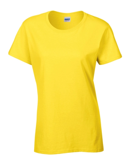 Ladies´ Heavy Cotton™ T-Shirt zum Besticken und Bedrucken in der Farbe Daisy mit Ihren Logo, Schriftzug oder Motiv.