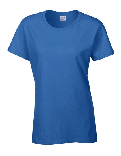 Ladies´ Heavy Cotton™ T-Shirt zum Besticken und Bedrucken in der Farbe Royal mit Ihren Logo, Schriftzug oder Motiv.