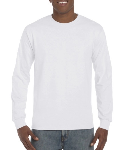 Hammer Adult Long Sleeve T-Shirt zum Besticken und Bedrucken in der Farbe White mit Ihren Logo, Schriftzug oder Motiv.