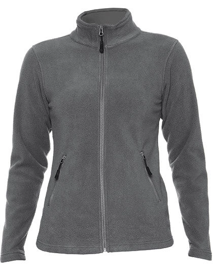 Ladies´ Hammer Micro-Fleece Jacket zum Besticken und Bedrucken in der Farbe Charcoal (Solid) mit Ihren Logo, Schriftzug oder Motiv.