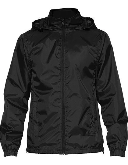 Hammer Adult Windwear Jacket zum Besticken und Bedrucken in der Farbe Black mit Ihren Logo, Schriftzug oder Motiv.