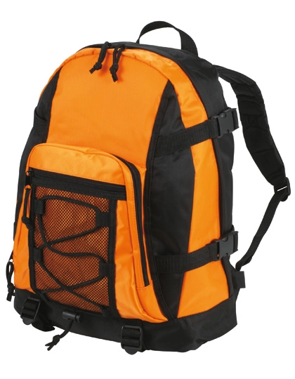 Backpack Sport zum Besticken und Bedrucken in der Farbe Orange mit Ihren Logo, Schriftzug oder Motiv.