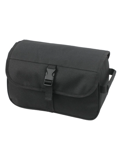 Wash Bag Business zum Besticken und Bedrucken in der Farbe Black mit Ihren Logo, Schriftzug oder Motiv.