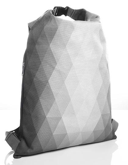 Backpack Diamond zum Besticken und Bedrucken in der Farbe Light Grey mit Ihren Logo, Schriftzug oder Motiv.
