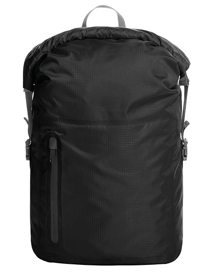 Backpack Breeze zum Besticken und Bedrucken in der Farbe Black mit Ihren Logo, Schriftzug oder Motiv.