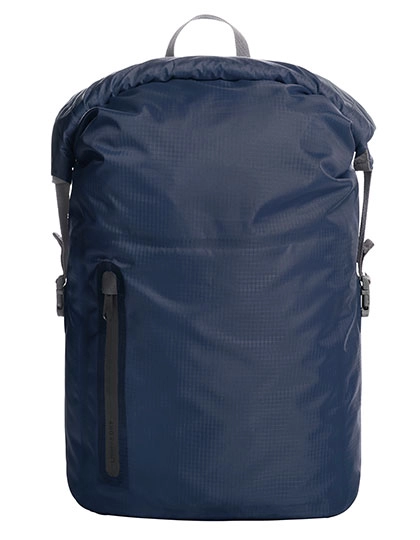 Backpack Breeze zum Besticken und Bedrucken in der Farbe Navy mit Ihren Logo, Schriftzug oder Motiv.