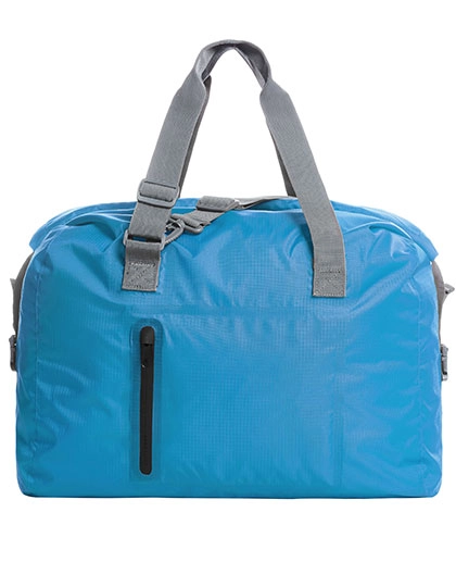 Sport/Travel Bag Breeze zum Besticken und Bedrucken in der Farbe Cyan mit Ihren Logo, Schriftzug oder Motiv.