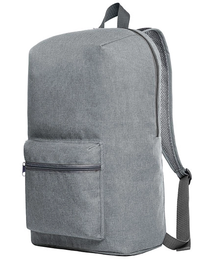 Backpack Sky zum Besticken und Bedrucken in der Farbe Light Grey mit Ihren Logo, Schriftzug oder Motiv.