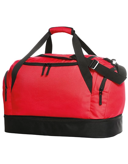 Sports Bag Team zum Besticken und Bedrucken in der Farbe Red mit Ihren Logo, Schriftzug oder Motiv.