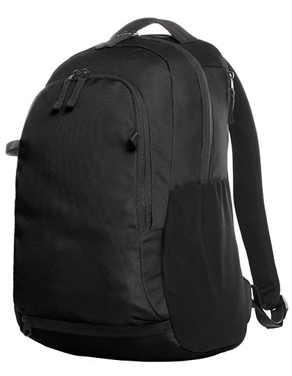 Backpack Team zum Besticken und Bedrucken in der Farbe Black mit Ihren Logo, Schriftzug oder Motiv.