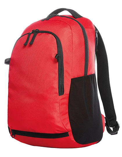 Backpack Team zum Besticken und Bedrucken in der Farbe Red mit Ihren Logo, Schriftzug oder Motiv.