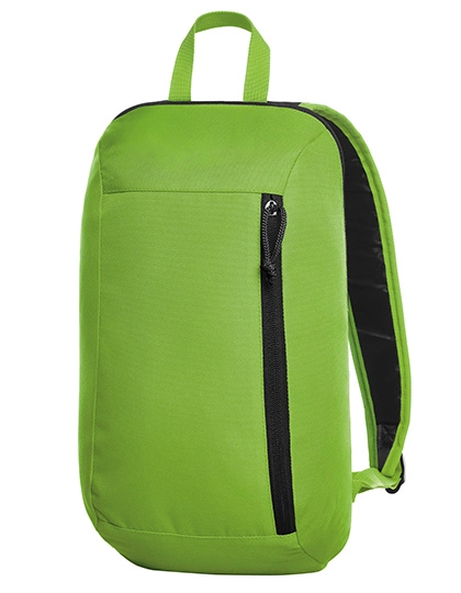 Backpack Flow zum Besticken und Bedrucken in der Farbe Apple Green mit Ihren Logo, Schriftzug oder Motiv.