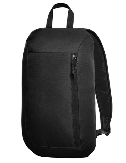 Backpack Flow zum Besticken und Bedrucken in der Farbe Black mit Ihren Logo, Schriftzug oder Motiv.