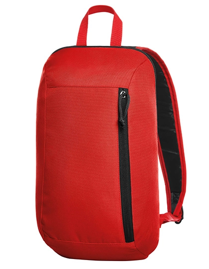 Backpack Flow zum Besticken und Bedrucken in der Farbe Red mit Ihren Logo, Schriftzug oder Motiv.