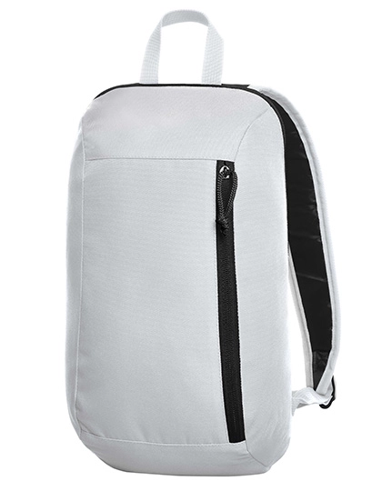 Backpack Flow zum Besticken und Bedrucken in der Farbe White mit Ihren Logo, Schriftzug oder Motiv.