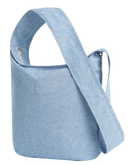 Shoulder Bag Planet zum Besticken und Bedrucken in der Farbe Blue mit Ihren Logo, Schriftzug oder Motiv.