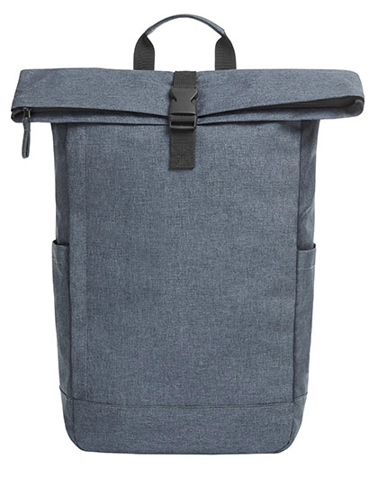 Backpack Circle zum Besticken und Bedrucken in der Farbe Blue-Grey-Sprinkle mit Ihren Logo, Schriftzug oder Motiv.