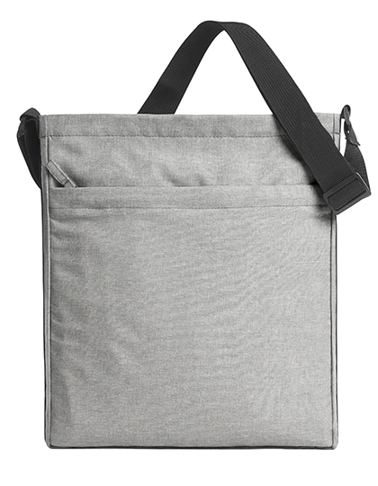 Shoulder Bag Circle zum Besticken und Bedrucken in der Farbe Ash mit Ihren Logo, Schriftzug oder Motiv.