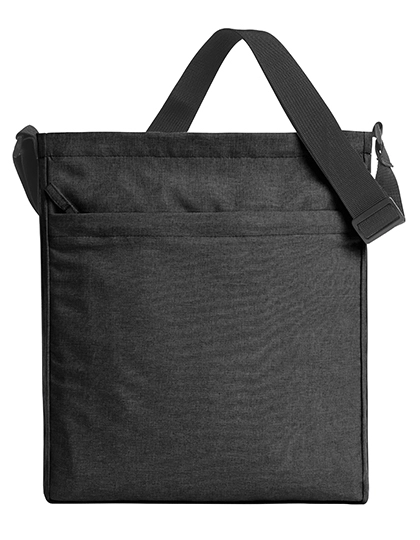 Shoulder Bag Circle zum Besticken und Bedrucken in der Farbe Black-Sprinkle mit Ihren Logo, Schriftzug oder Motiv.
