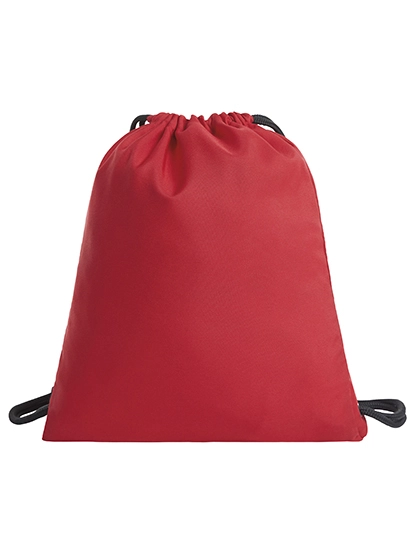 Drawstring Bag Care zum Besticken und Bedrucken in der Farbe Red mit Ihren Logo, Schriftzug oder Motiv.
