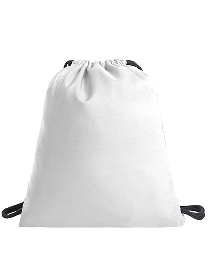 Drawstring Bag Care zum Besticken und Bedrucken in der Farbe White mit Ihren Logo, Schriftzug oder Motiv.