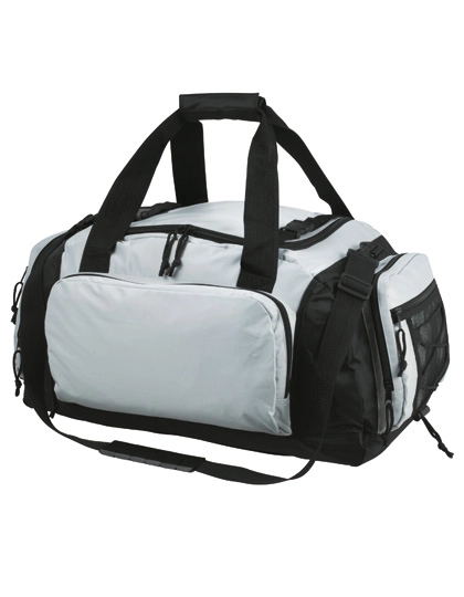 Travel Bag Sport zum Besticken und Bedrucken in der Farbe Light Grey mit Ihren Logo, Schriftzug oder Motiv.
