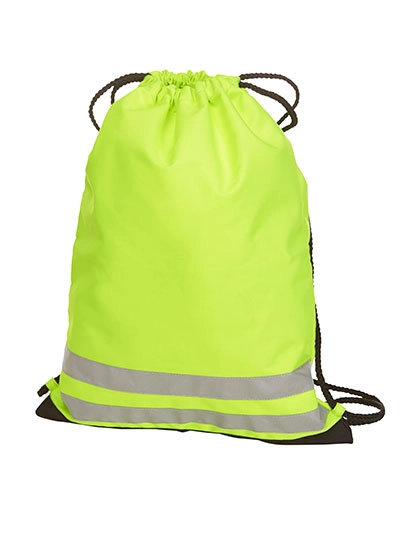 Drawstring Bag Reflex zum Besticken und Bedrucken in der Farbe Neon Yellow mit Ihren Logo, Schriftzug oder Motiv.